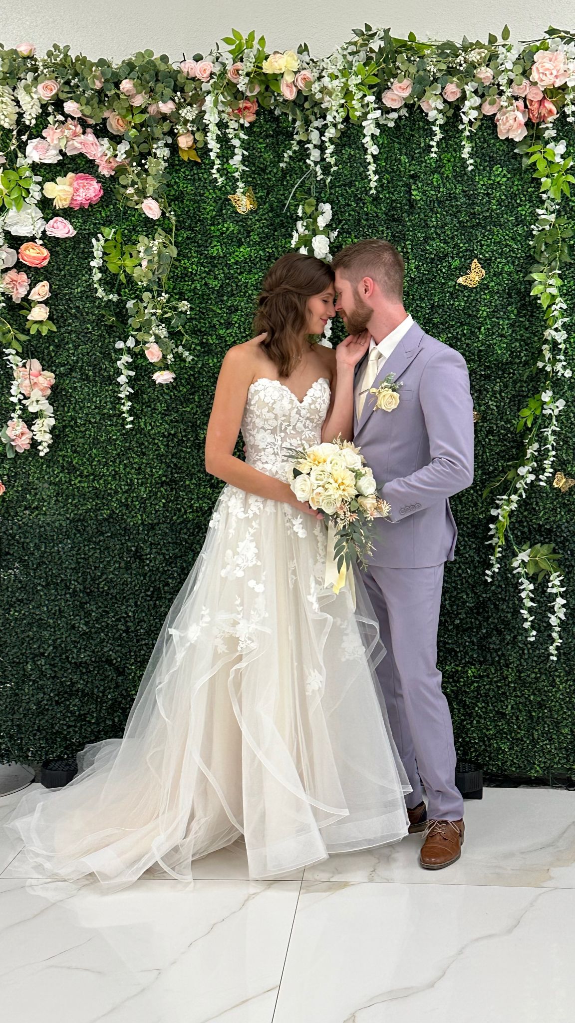 Wedding moment from Grand Entrances at M&N Event Hall.