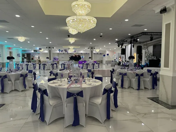 Hall Set Blue at M&N Event Hall.