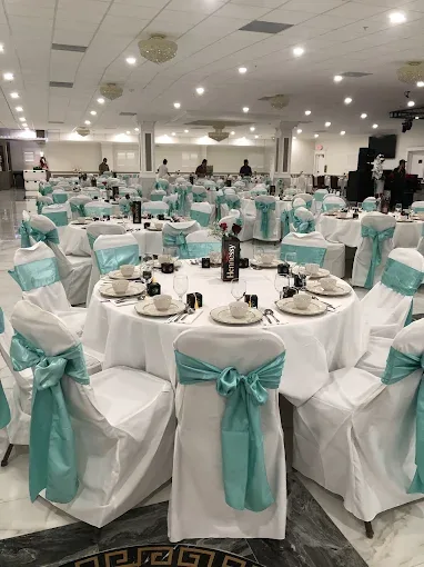 Table Set Green 2 at M&N Event Hall.